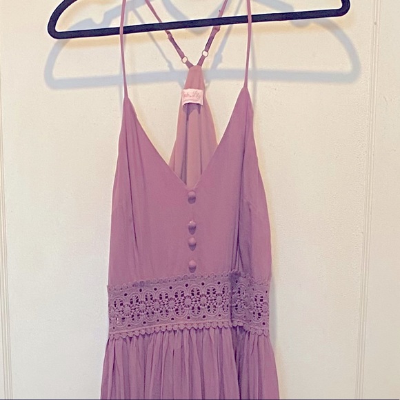 Lavender Empire Maxi Dress - Picture 2 of 3